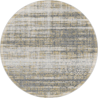 שטיח פלורנס עגול- 6012A זהב