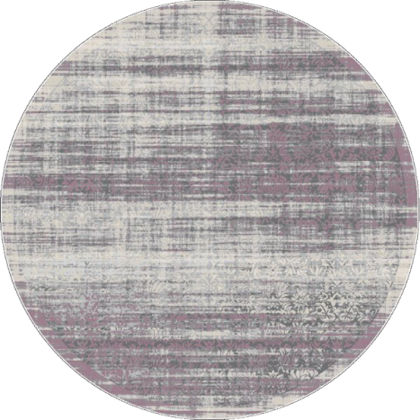 שטיח פלורנס עגול- 6012A סגול