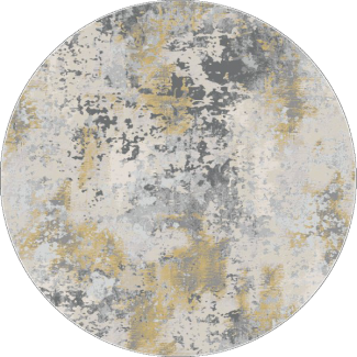 שטיח פלורנס עגול- 6023A זהב