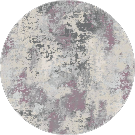 שטיח פלורנס עגול- 6023A סגול