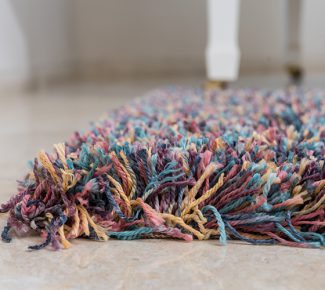 שטיח פלופי שאגי צבעוני (JELLY BEAN)