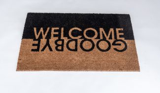 שטיח סף לכניסה פנטזיה - Welcome Goodbye