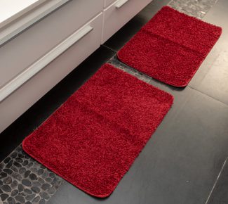 שטיח סופט לאמבטיה אדום