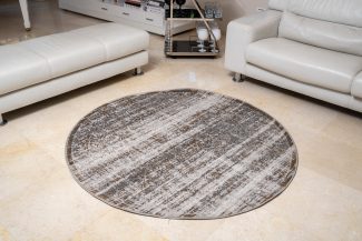 שטיח פלורנס עגול- 6012A זהב