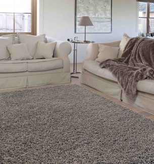 שטיח שאגי קוויבק אפור בהיר