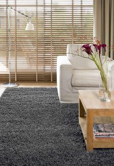 שטיח שאגי קוויבק אפור כהה