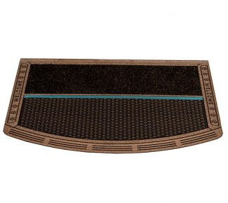 שטיח סף סופר מחצלת WELCOME BRONZE (חצי עיגול)