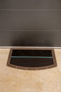 שטיח סף סופר מחצלת WELCOME BRONZE (חצי עיגול)