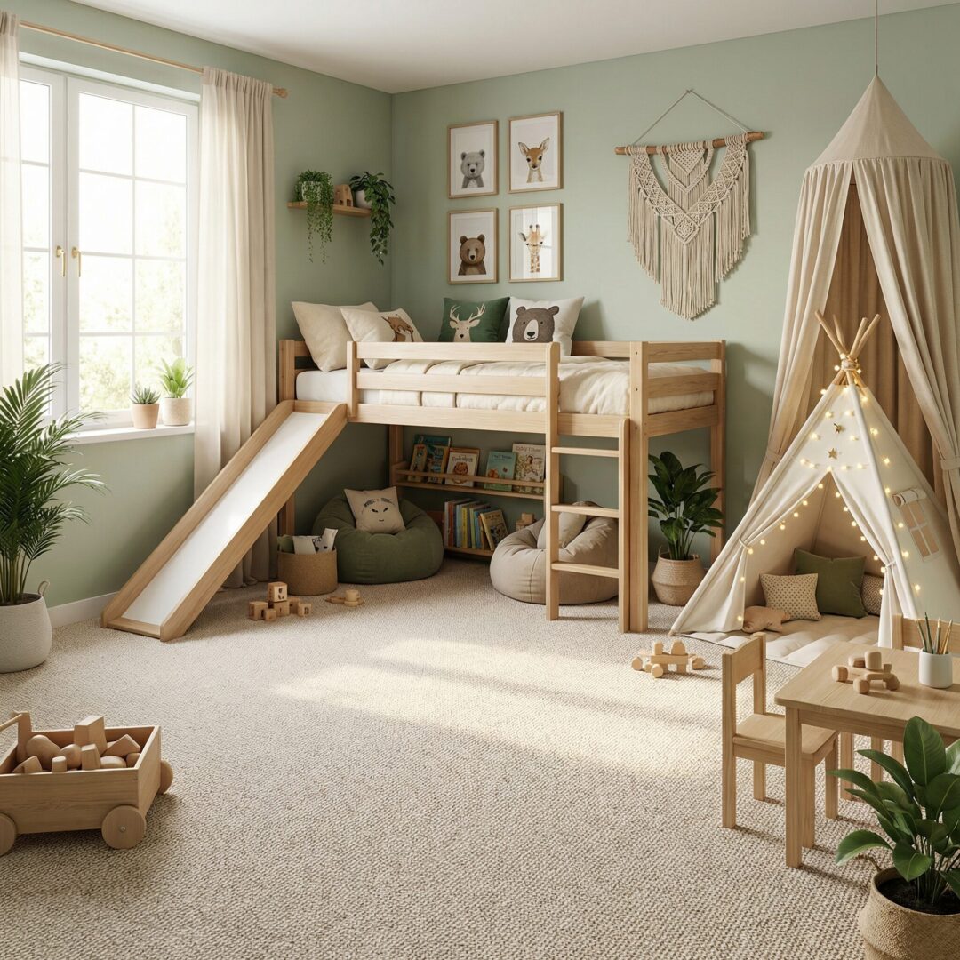 שטיח טוויגי כביס 080 - אפור/חום