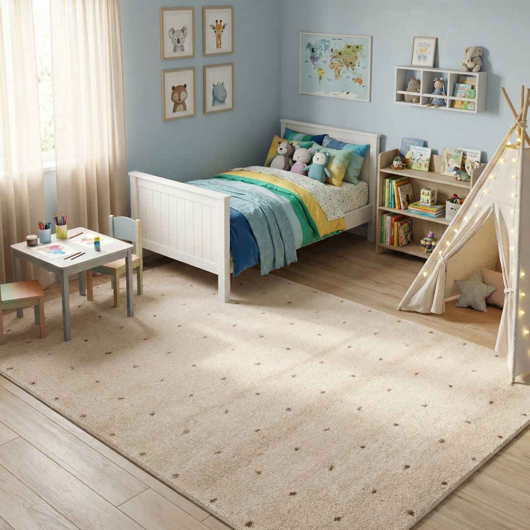 שטיח סטלה ילדים 62622 - נקודות צבעוני