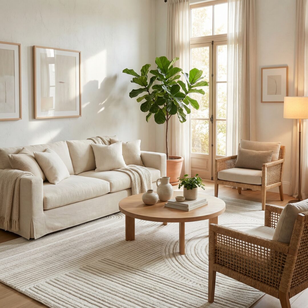 שטיח קווינסי A1804 קרם/בז