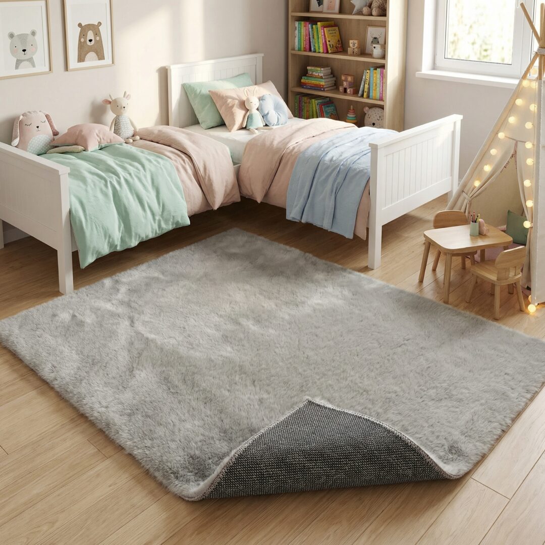 שטיח דיאנה שאגי קטיפה בז