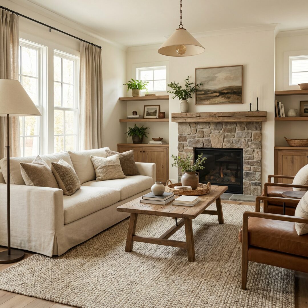 שטיח עידן צמר עבודת יד - ורדרד RUST