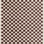 שטיח סטלה ילדים 62702-162 משבצות חום - 120/170 ס"מ - S