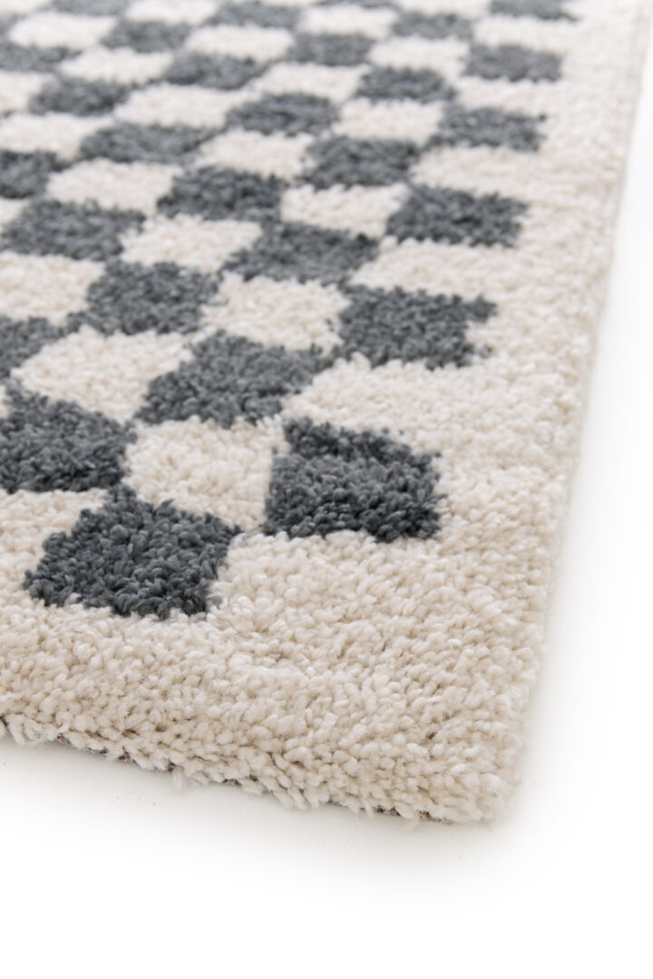 שטיח סטלה ילדים 62702-962 משבצות כחול כהה