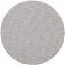 שטיח לולאות לום עגול - אפור בהיר