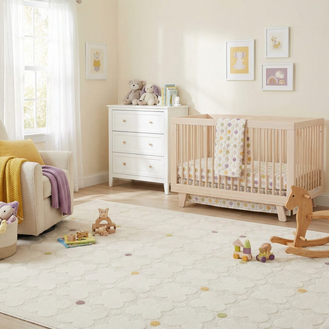 שטיח קופידו 25419-662 נקודות צבעוני