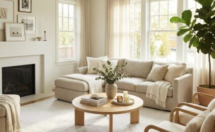 שטיחי לולאות - מראה על זמני בקו עיצוב נקי