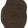 שטיח אלבה שייפ 08070A חום